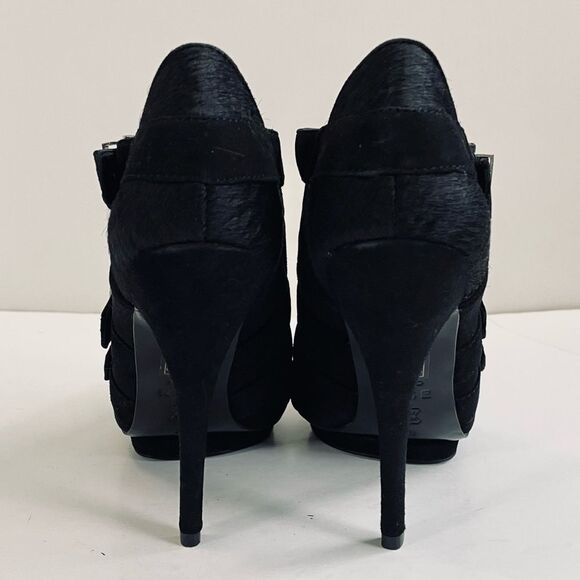 ALDO RISE x Preen Fanni Triple Buckle Front Zip Shootie Black Stiletto EU 38 - Picture 8 of 16